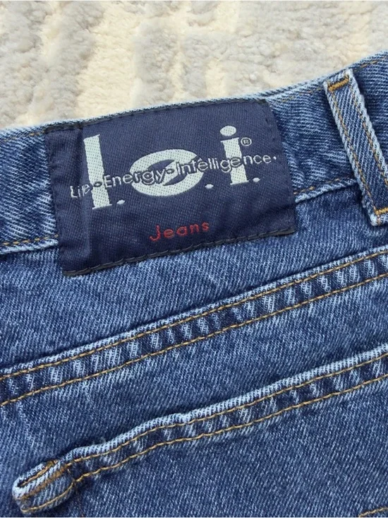 Vintage l.e.i. Button fly denim shorts 1990s size 0 - Picture 6 of 8